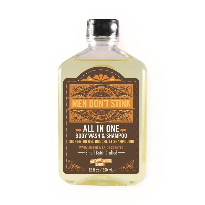Men Don't Stink All in One Body wash & Shampoo