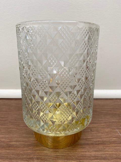 'Vintage' Glass Lamp 