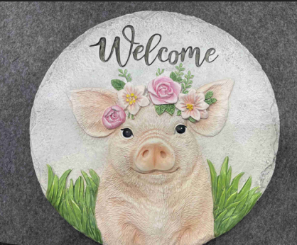 Welcome Pig Stepping Stone <br/>#203926