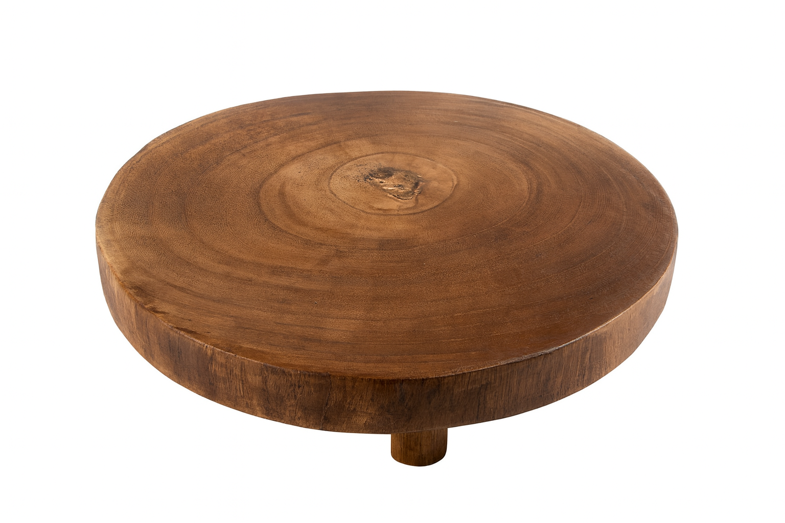 Paulownia Wood Stool 3'' H